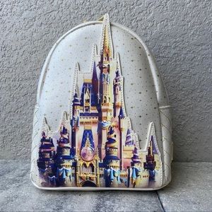 Disney World 50th Anniversary Cinderella Castle Collection Loungefly Backpack